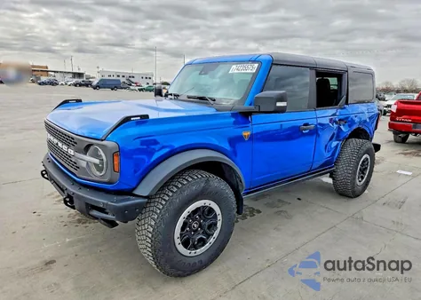 2024 Ford Bronco Badlands из США, поврежденный, VIN 1FMEE9BP6RLB46853